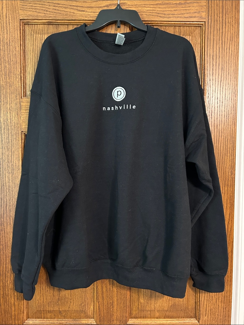 Pure Barre Nashville Black Crewneck Sweatshirt